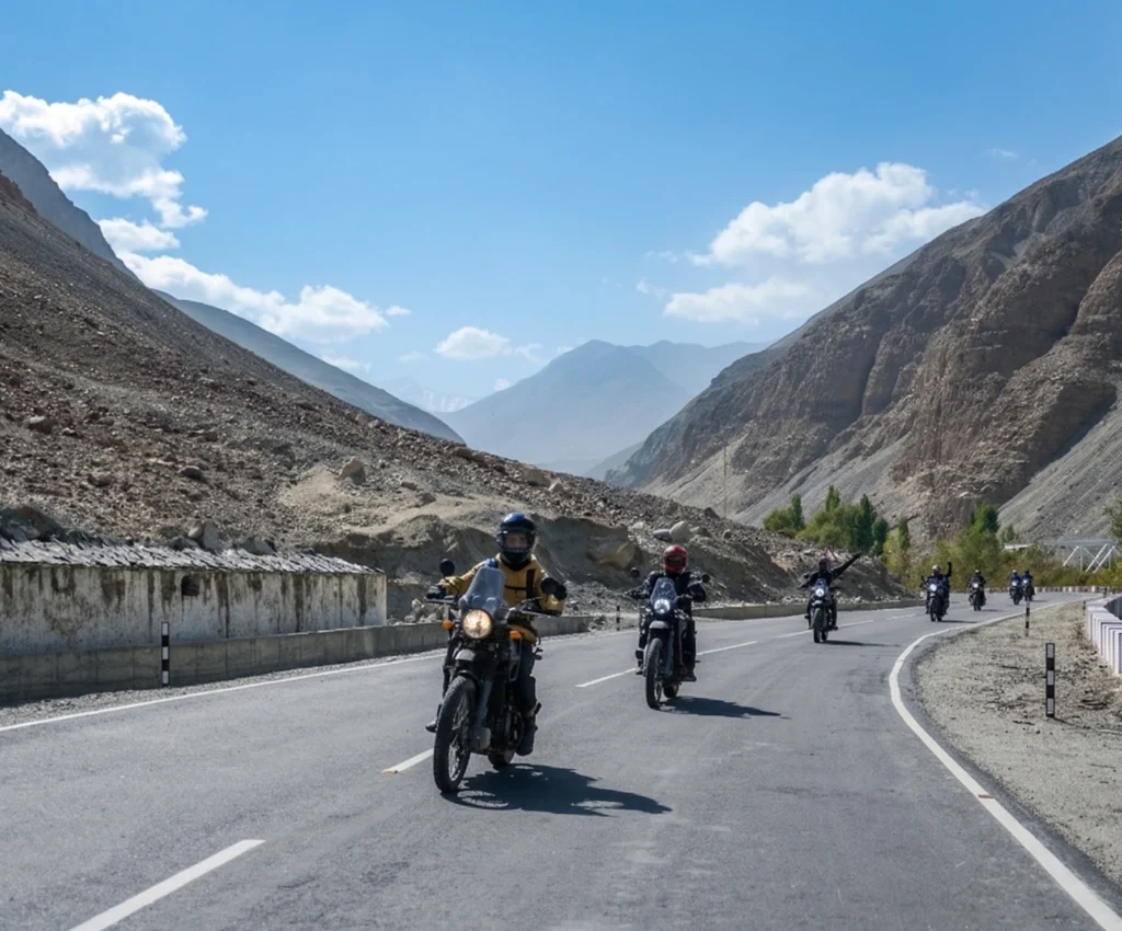 leh ladakh moto bike trip 5 nights 6 days